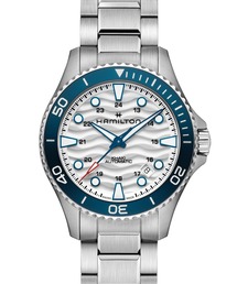 HAMILTON [ハミルトン] 腕時計 Khaki Navy （カーキ ネイビー） Scuba 自動巻き 40MM ホワイト×シルバー