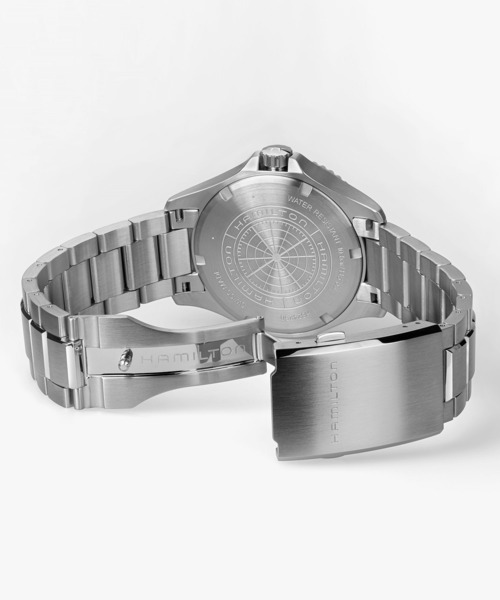 HAMILTON（ハミルトン）の「HAMILTON [ハミルトン] 腕時計 Khaki Navy （カーキ ネイビー） Scuba 自動巻き 40MM ホワイト×シルバー（アナログ腕時計・メンズ・ホワイト・FREE）」の6枚目の写真