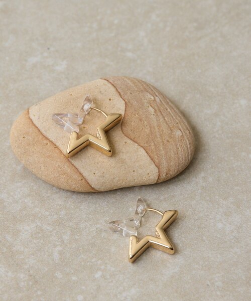 ear PAPILLONNER(イアパピヨネ)の「《WEB限定》ハーフカラーピアス(スター&リング)(ピアス(両耳用)・レディース・クリア/ブルー/シルバー/ブルー系その他/ブルー系その他2/ホワイト/ホワイト系その他/ブルー系その他3/ホワイト系その他3/ホワイト系その他2・FREE)」の10枚目の写真