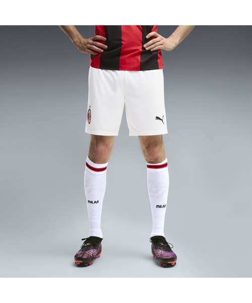 PUMA(プーマ)の「PUMA プーマ メンズ 2026-27 ACミラン レプリカ ショーツ(その他パンツ・メンズ・ホワイト×レッド・LARGE/MEDIUM/X-LARGE/SMALL)」の3枚目の写真