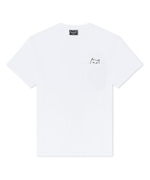 RIPNDIP（リップンディップ）の「LORD NERMAL POCKET TEE (WHITE)（Tシャツ/カットソー）」