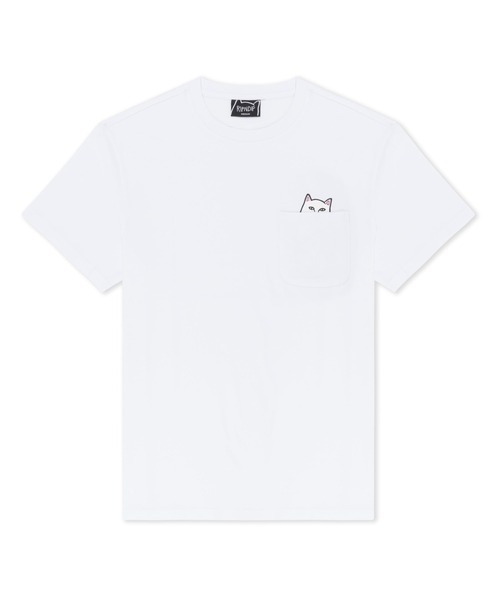 RIPNDIP(リップンディップ)の「LORD NERMAL POCKET TEE (WHITE)(Tシャツ/カットソー・メンズ・ホワイト・SMALL/MEDIUM/LARGE/X-LARGE/XX-LARGE)」の1枚目の写真