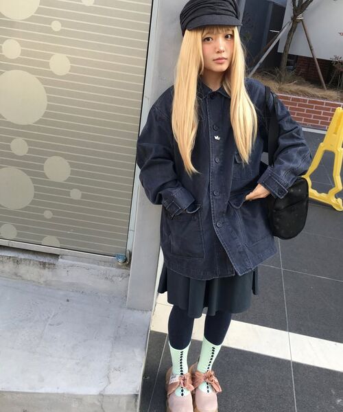 OHESHIO（オヘシオ）の「CANCAN LAYERED SKIRT, BLACK CHECK（スカート・レディース・その他・FREE）」の11枚目の写真