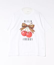 オーバーサイズチェリープリントTシャツ