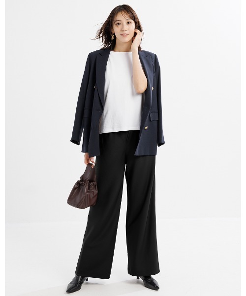 DoCLASSE( ドゥクラッセ)の「ビューティバイアスパンツⅡ/70cm(その他パンツ・レディース・ブラック/ネイビー/キャメル/ライトベージュ/ブラウン系その他/ライトグレー/ペールイエロー・11/13/9/15 )」の14枚目の写真