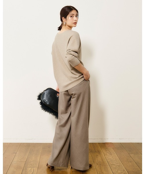 DoCLASSE( ドゥクラッセ)の「ビューティバイアスパンツⅡ/70cm(その他パンツ・レディース・ブラック/ネイビー/キャメル/ライトベージュ/ブラウン系その他/ライトグレー/ペールイエロー・11/13/9/15 )」の19枚目の写真