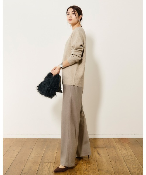 DoCLASSE( ドゥクラッセ)の「ビューティバイアスパンツⅡ/70cm(その他パンツ・レディース・ブラック/ネイビー/キャメル/ライトベージュ/ブラウン系その他/ライトグレー/ペールイエロー・11/13/9/15 )」の21枚目の写真