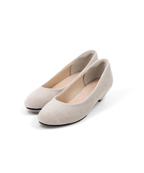 soena by InRed（ソエナバイインレッド）の「パンプス 3センチヒール [ELIO] HE-3027（パンプス・レディース・グレイッシュベージュ/ブラック系その他/ライトブラウン/アイボリー/ネイビー/ベージュ/ブラック・23.5/24.5/22.5/25.5/22/26/25/24/23）」の2枚目の写真
