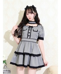 NOEMIE（ノエミー）の「チョーカーパイピングティアードワンピース（ワンピース）」
