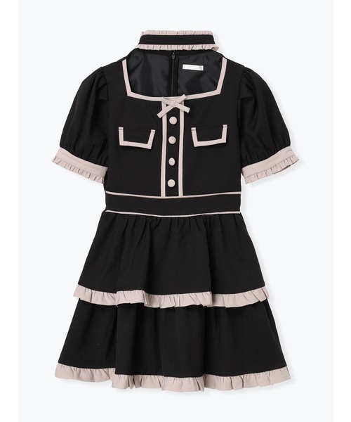 NOEMIE（ノエミー）の「チョーカーパイピングティアードワンピース（ワンピース・レディース・B/ブラック/A・M）」の14枚目の写真