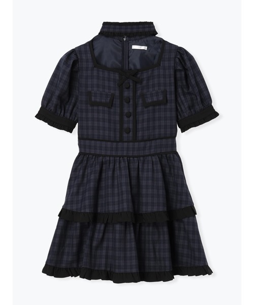 NOEMIE（ノエミー）の「チョーカーパイピングティアードワンピース（ワンピース・レディース・B/ブラック/A・M）」の15枚目の写真