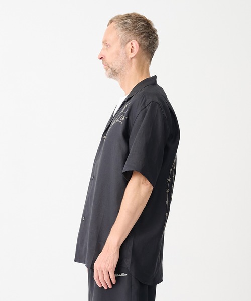 TANAKA（タナカ）の「【TANAKA/タナカ】別注THE SS SHIRT BLACK LINEN EMBROIDERY（シャツ/ブラウス・メンズ・ブラック・M/L）」の7枚目の写真