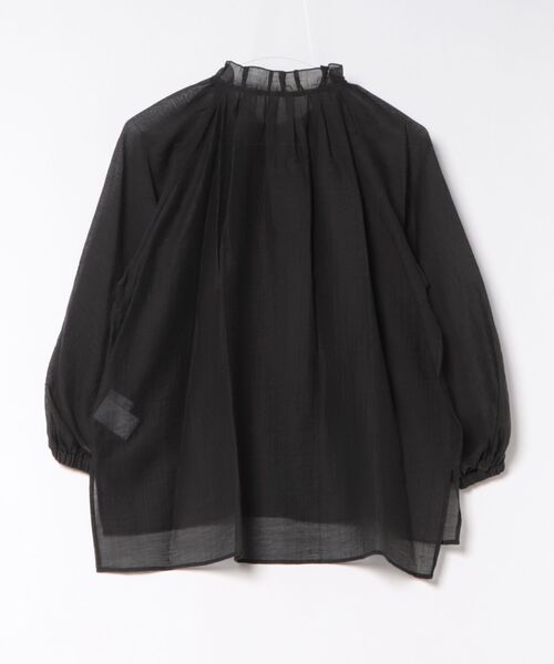 HELIOPOLE(エリオポール)の「SHEER BLOUSE / シアーブラウス(シャツ/ブラウス・レディース・ワイン/ブラック・38)」の18枚目の写真
