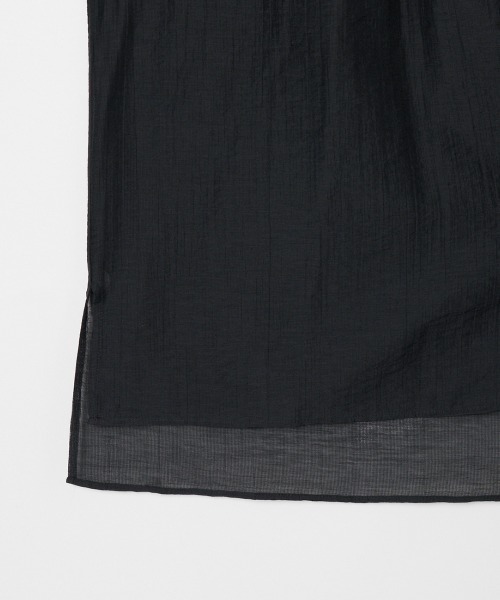 HELIOPOLE(エリオポール)の「SHEER BLOUSE / シアーブラウス(シャツ/ブラウス・レディース・ワイン/ブラック・38)」の8枚目の写真