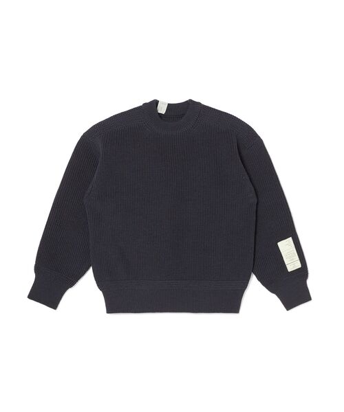 N.HOOLYWOOD TEST PRODUCT EXCHANGE SERVICE（N.ハリウッド テストプロダクト エクスチェンジサービス）の「CREW NECK KNIT（ニット/セーター・メンズ・カーキ/ブラック/ネイビー/ホワイト・38/36/42/40）」の4枚目の写真