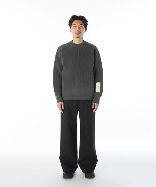N.HOOLYWOOD TEST PRODUCT EXCHANGE SERVICE（N.ハリウッド テストプロダクト エクスチェンジサービス）の「CREW NECK KNIT（ニット/セーター・メンズ・カーキ/ブラック/ネイビー/ホワイト・38/36/42/40）」の21枚目の写真