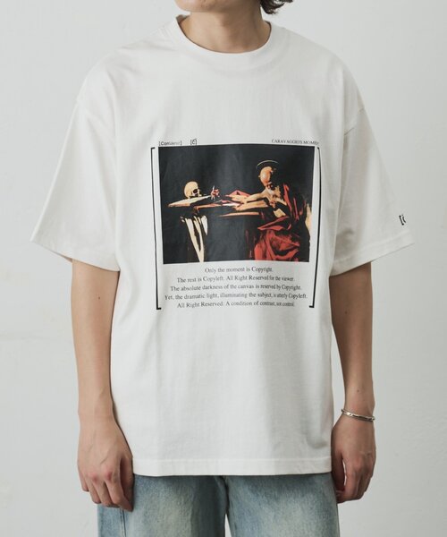 COLONY 2139（コロニートゥーワンスリーナイン）の「【ConVenir】カラヴァッジョTシャツ（Tシャツ/カットソー・メンズ・ブラック/ホワイト・MEDIUM/LARGE）」の11枚目の写真