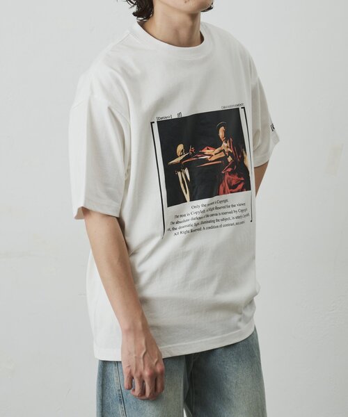 COLONY 2139（コロニートゥーワンスリーナイン）の「【ConVenir】カラヴァッジョTシャツ（Tシャツ/カットソー・メンズ・ブラック/ホワイト・MEDIUM/LARGE）」の14枚目の写真