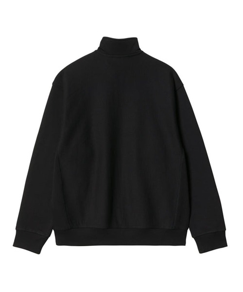 Carhartt WIP(カーハートダブリューアイピー)の「【Carhartt WIP】HALF ZIP AMERICAN SCRIPT SWEATSHIRT I027014(スウェット・メンズ・ブラック・L/M)」の6枚目の写真