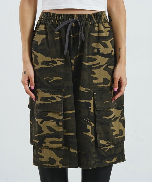 ROSE BUD(ローズバッド)の「CREOLME/MILITARY CARGO SHORTS(その他パンツ・レディース・カモフラージュ・ONE SIZE)」の3枚目の写真