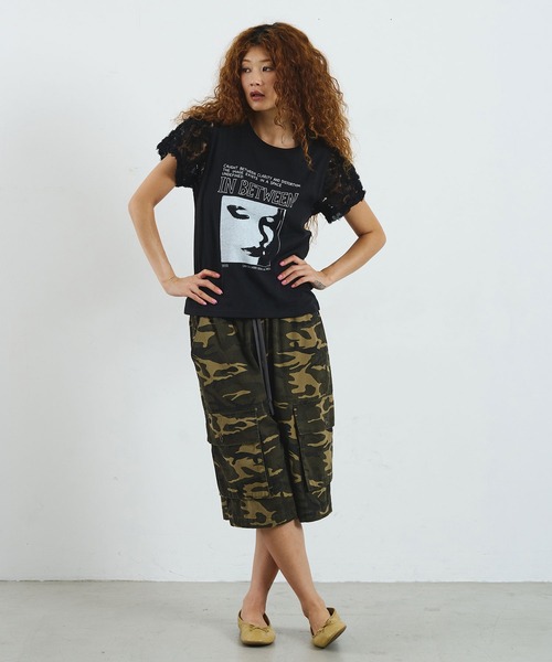 ROSE BUD(ローズバッド)の「CREOLME/MILITARY CARGO SHORTS(その他パンツ・レディース・カモフラージュ・ONE SIZE)」の12枚目の写真