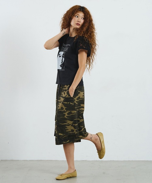 ROSE BUD(ローズバッド)の「CREOLME/MILITARY CARGO SHORTS(その他パンツ・レディース・カモフラージュ・ONE SIZE)」の13枚目の写真