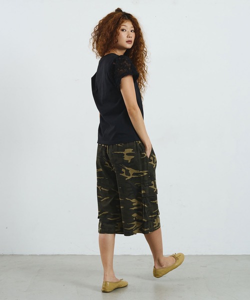 ROSE BUD(ローズバッド)の「CREOLME/MILITARY CARGO SHORTS(その他パンツ・レディース・カモフラージュ・ONE SIZE)」の14枚目の写真