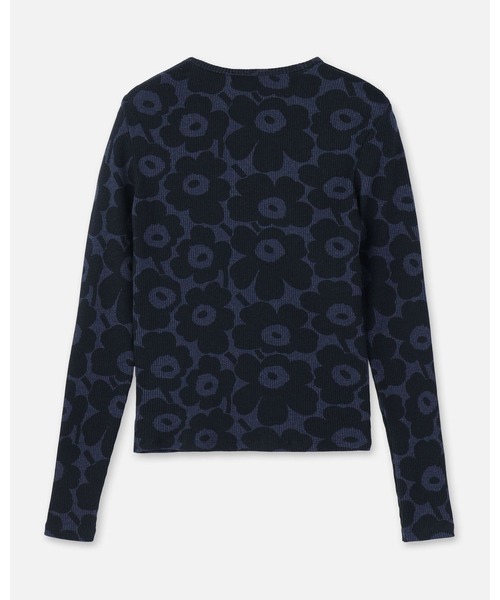 marimekko(マリメッコ)の「Vaihde Unikko / shirt(Tシャツ/カットソー・レディース・ネイビー・X-SMALL/SMALL/MEDIUM/LARGE)」の6枚目の写真