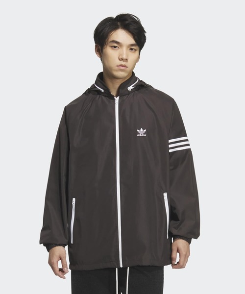 adidas(アディダス)の「ADS200 3 ウインドブレーカー / アディダスオリジナルス adidas Originals(ナイロンジャケット・メンズ・ブラウン・XX-LARGE/3XL/LARGE/MEDIUM/SMALL/X-LARGE/X-SMALL)」の3枚目の写真