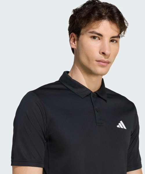 adidas(アディダス)の「ワークアウト エッセンシャル ベース ポロシャツ / アディダス adidas(ポロシャツ・メンズ・ブラック・X-LARGE/XX-LARGE/3XL/LARGE/MEDIUM/SMALL)」の6枚目の写真