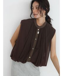 Reversible tulle vest