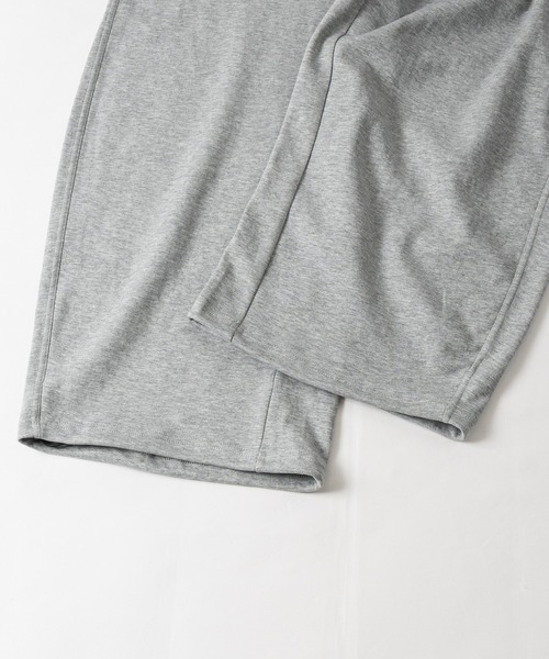 SUGGESTION(サジェッション)の「【31】カーブシルエット ポンチスウェットパンツ ドローコード付き(スウェットパンツ・メンズ・ブラック/杢グレー・MEDIUM/LARGE)」の7枚目の写真
