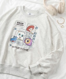 make a ray!（メイク ア レイ！）の「【71】【Disney/ディズニー】トイストーリー 裏毛 クルーネック ワイド クルーネック スウェット/バックプリント/トレーナー/レディース（S）（スウェット）」