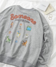 Disney（ディズニー）の「【71】【Disney/ディズニー】トイストーリー 裏毛 クルーネック ワイド クルーネック スウェット/バックプリント/トレーナー/レディース（S）（スウェット）」
