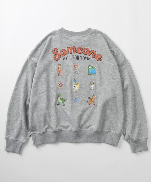 Disney（ディズニー）の「【71】【Disney/ディズニー】トイストーリー 裏毛 クルーネック ワイド クルーネック スウェット/バックプリント/トレーナー/レディース（S）（スウェット・レディース・グレー/チャコールグレー/ワイン/オートミール・M/L）」の17枚目の写真