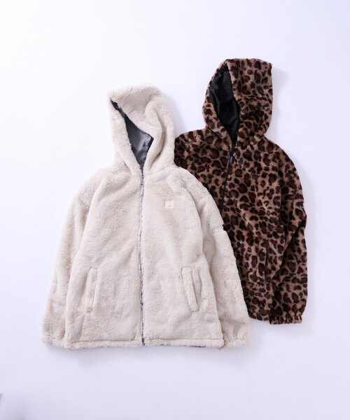 FILA（フィラ）の「【 FILA 別注 】リバーシブルファージャケット（ブルゾン・レディース・グレー/ブラック・MEDIUM/LARGE）」の13枚目の写真