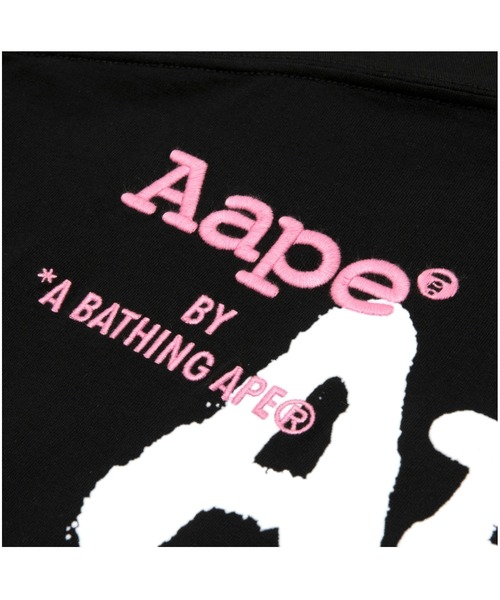 AAPE BY A BATHING APE（エーエイプバイアベイシングエイプ）の「AAPE BASIC LONG SLEEVE TEE（Tシャツ/カットソー・メンズ・ホワイト/ブラック・SMALL/MEDIUM/LARGE）」の9枚目の写真