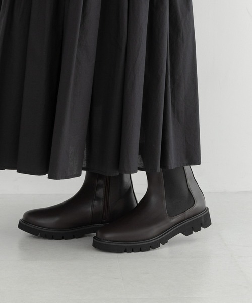 URBAN RESEARCH Sonny Label(アーバンリサーチサニーレーベル)の「軽量サイドゴアブーツ(ブーツ・レディース・ブラック/ブラウン・SMALL/MEDIUM/LARGE)」の2枚目の写真