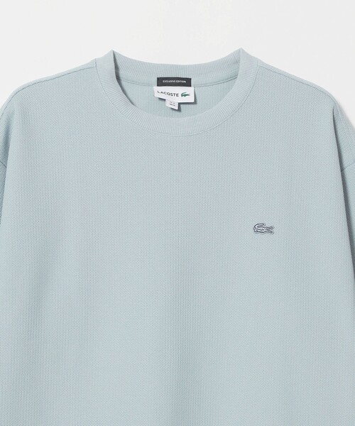LACOSTE(ラコステ)の「<LACOSTE for BEAUTY&YOUTH> ワントーン ロングスリーブ カットソー(Tシャツ/カットソー・メンズ・オフホワイト/ブラック/ダークグレー/グレー系・S/L/M/XL)」の13枚目の写真