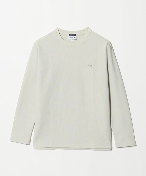 LACOSTE(ラコステ)の「<LACOSTE for BEAUTY&YOUTH> ワントーン ロングスリーブ カットソー(Tシャツ/カットソー・メンズ・オフホワイト/ブラック/ダークグレー/グレー系・S/L/M/XL)」の18枚目の写真