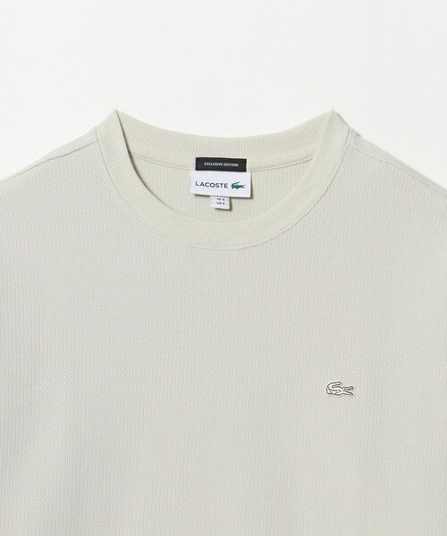 LACOSTE(ラコステ)の「<LACOSTE for BEAUTY&YOUTH> ワントーン ロングスリーブ カットソー(Tシャツ/カットソー・メンズ・オフホワイト/ブラック/ダークグレー/グレー系・S/L/M/XL)」の19枚目の写真