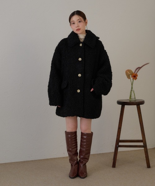 raffime（ラフィミー）の「【Raffime】ポインテッドロングブーツ（ブーツ・レディース・ブラック/ブラウン・X-LARGE/LARGE/MEDIUM/SMALL）」の9枚目の写真