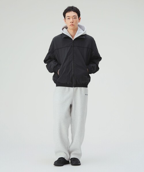 BEAMS HEART（ビームスハート）の「MHC ワッフル フリース ジップ パーカー（スウェット・メンズ・ライトグレー/ブラック・MEDIUM/LARGE）」の3枚目の写真