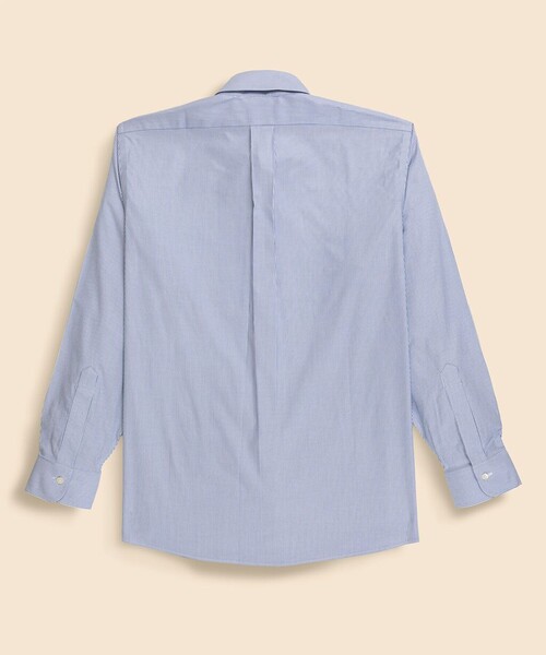 BROOKS BROTHERS(ブルックスブラザーズ)の「Brooks Brothers Explorer ノンアイロン ストライプ ドレスシャツ Regular Fit(シャツ/ブラウス・メンズ・ブルー・15 1/2-31/15-31/14 1/2-31/17 1/2-34/17-34/15 1/2-32/16-31/16-32/16-33/16 1/2-34/16 1/2-32/16 1/2-33/17-33)」の3枚目の写真