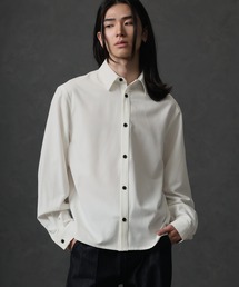 TSUKUROI（ツクロイ）の「【-TSUKUROI-】Wool Mixed&Keep Warm Premium Quality Horn Button Basic Shirt プレミアムクオリティー ベーシックシャツ（シャツ/ブラウス）」