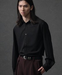 TSUKUROI（ツクロイ）の「【-TSUKUROI-】Wool Mixed&Keep Warm Premium Quality Horn Button Basic Shirt プレミアムクオリティー ベーシックシャツ（シャツ/ブラウス）」