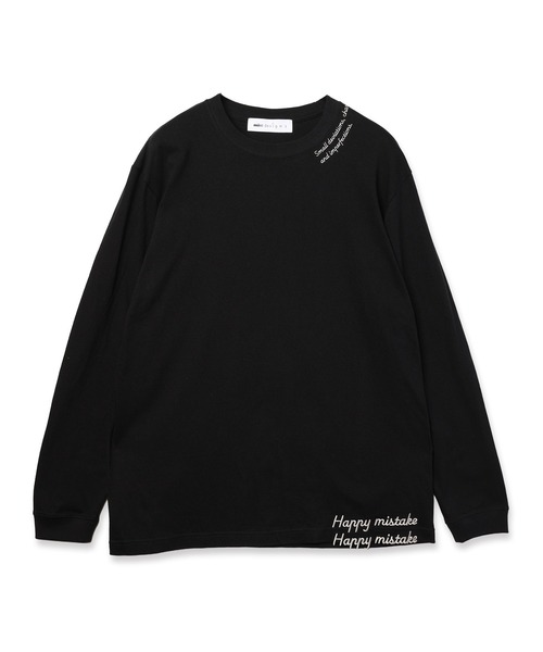 mintdesigns(ミントデザインズ)の「Over Embroidery T-Shirt(Tシャツ/カットソー・レディース・ブラック/ホワイト・2/5)」の11枚目の写真