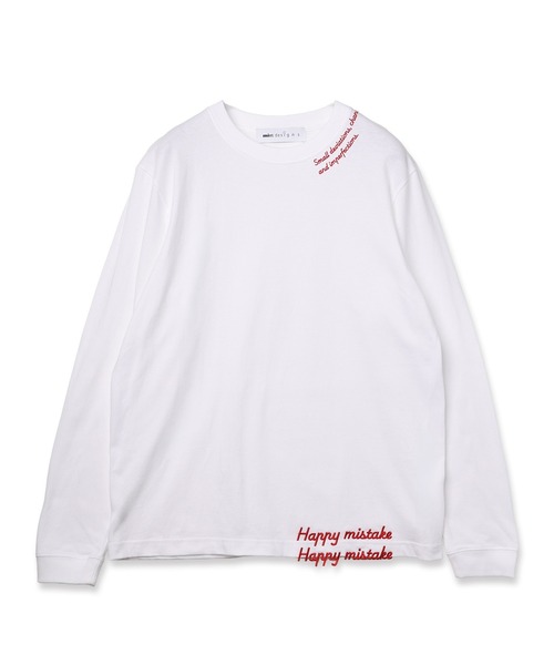 mintdesigns(ミントデザインズ)の「Over Embroidery T-Shirt(Tシャツ/カットソー・レディース・ブラック/ホワイト・2/5)」の12枚目の写真