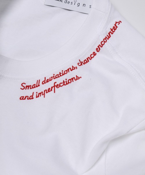 mintdesigns(ミントデザインズ)の「Over Embroidery T-Shirt(Tシャツ/カットソー・レディース・ブラック/ホワイト・2/5)」の14枚目の写真