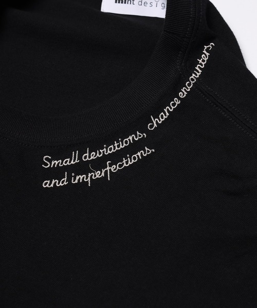 mintdesigns(ミントデザインズ)の「Over Embroidery T-Shirt(Tシャツ/カットソー・レディース・ブラック/ホワイト・2/5)」の19枚目の写真